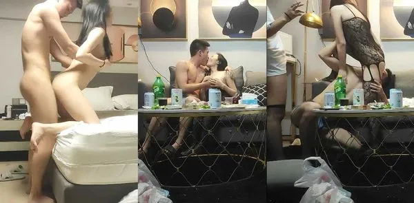 45岁老男人带小娇妻第一次参加换妻聚会 闷骚小娇妻趁老公洗澡偷偷跟其他男人舌吻 长相酷似黄金大劫案女主