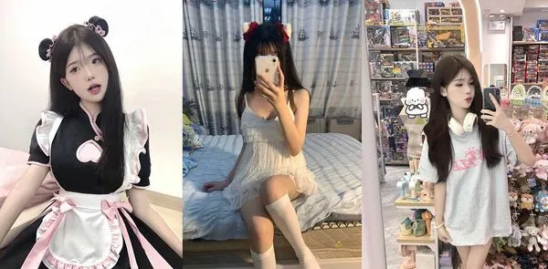 超敏感小淫娃〖小柠檬〗穿着女仆装小骚穴被主人艹到水流不止，高潮不断！