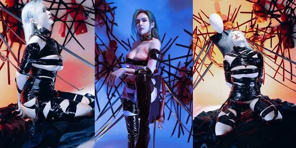 抖音 微博 推特 三栖极品网红模特 秋和柯基 新作品 「困境」 暗黑境界