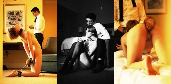 短发阿朱太骚了！骚阿朱早期SM调教和自拍视频 复古柔光风格加上黑白照太有感觉了！